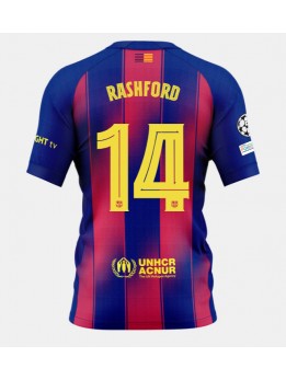 Barcelona Marcus Rashford #14 Replika Hemmakläder 2025-26 Kortärmad